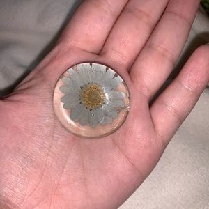 Glass Flower magnet!